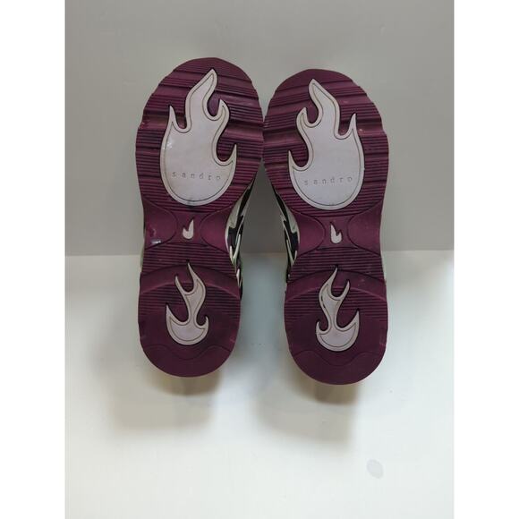Sandro Paris Women's Sneakers / Trainers FLAME in Purple Size 7.5 - Picture 8 of 10